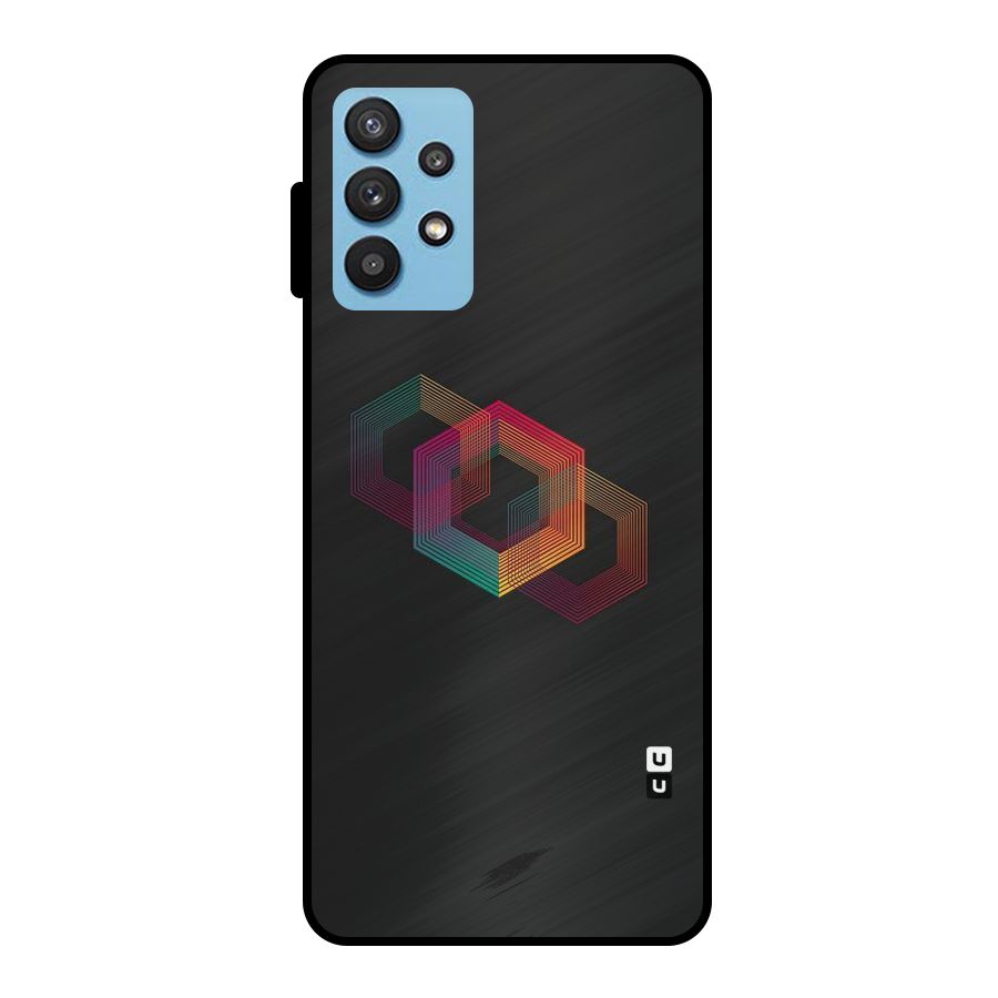 Tri-hexa Colours Metal Back Case for Galaxy M32 5G