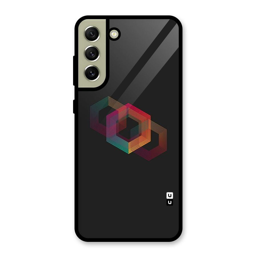 Tri-hexa Colours Metal Back Case for Galaxy S21 FE 5G (2023)