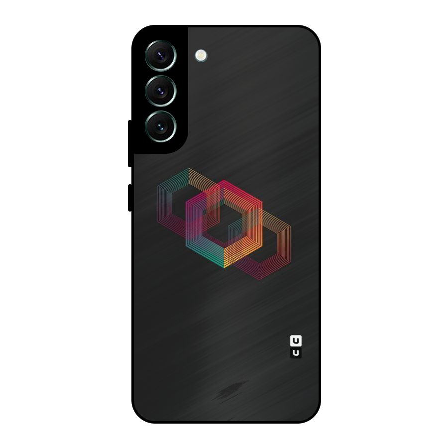Tri-hexa Colours Metal Back Case for Galaxy S22 Plus 5G