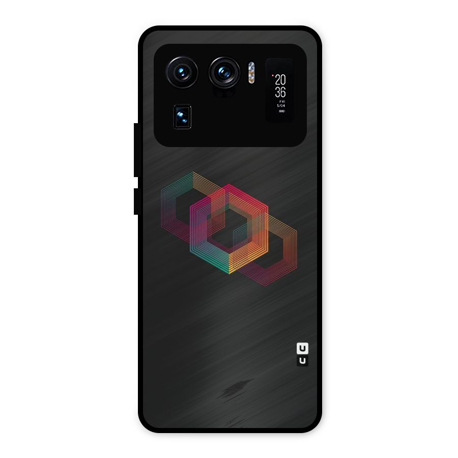 Tri-hexa Colours Metal Back Case for Mi 11 Ultra