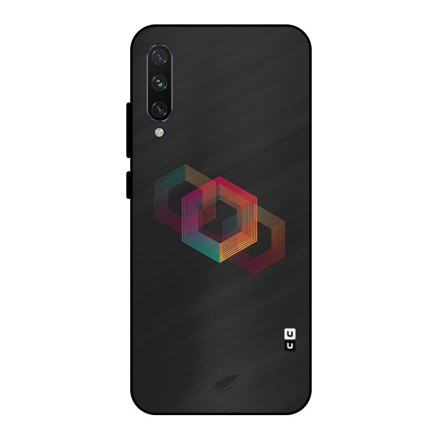 Tri-hexa Colours Metal Back Case for Mi A3