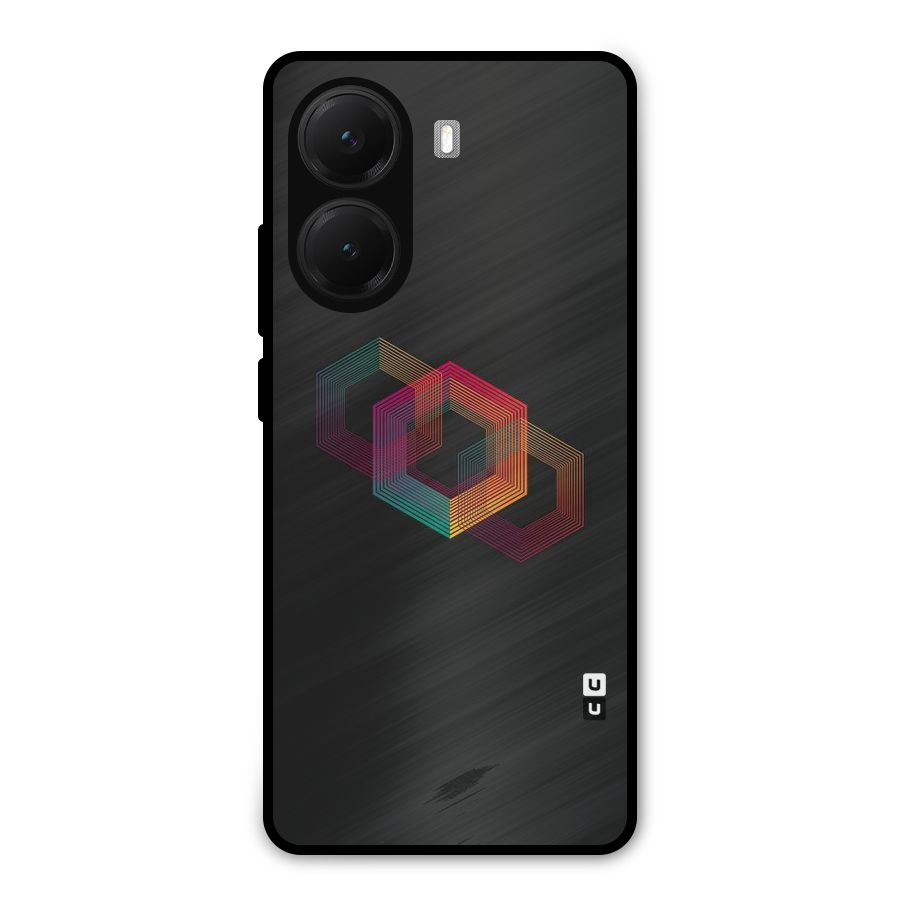 Tri-hexa Colours Metal Back Case for Poco X7 Pro