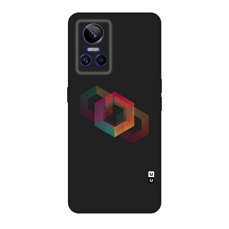 Tri-hexa Colours Original Polycarbonate Back Case for Realme GT Neo 3