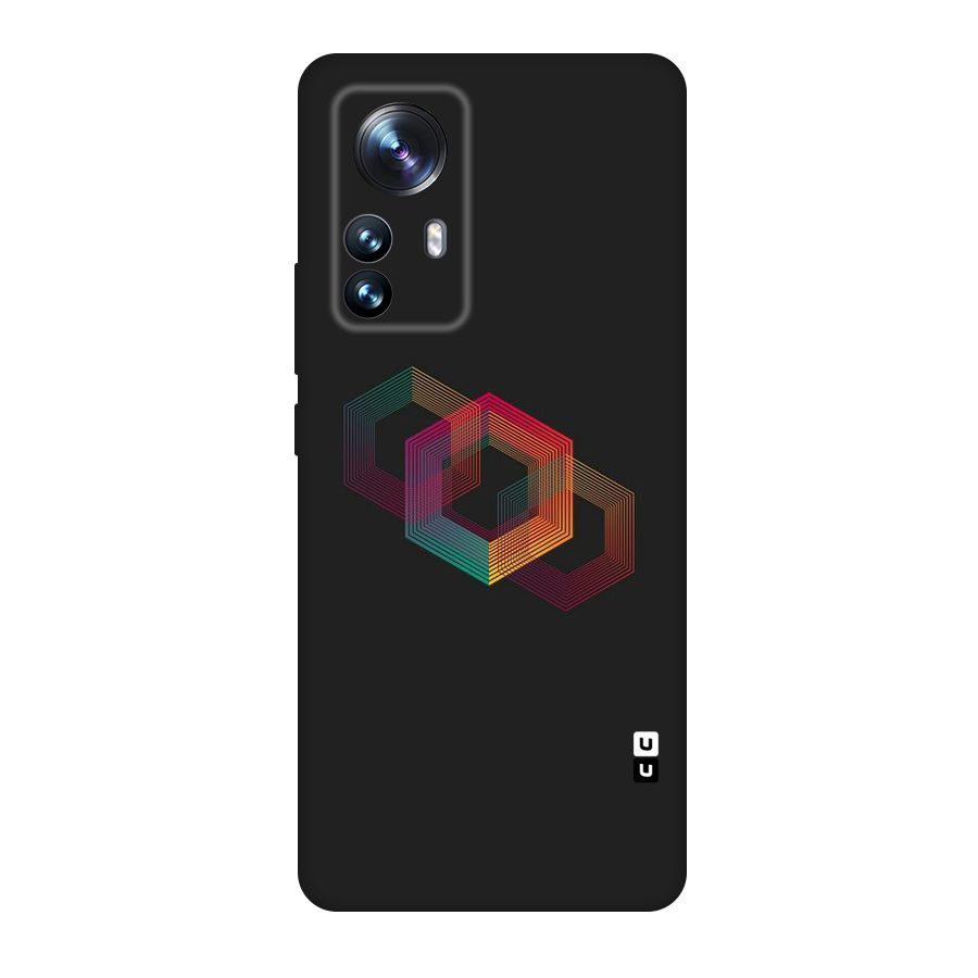 Tri-hexa Colours Original Polycarbonate Back Case for Xiaomi 12 Pro