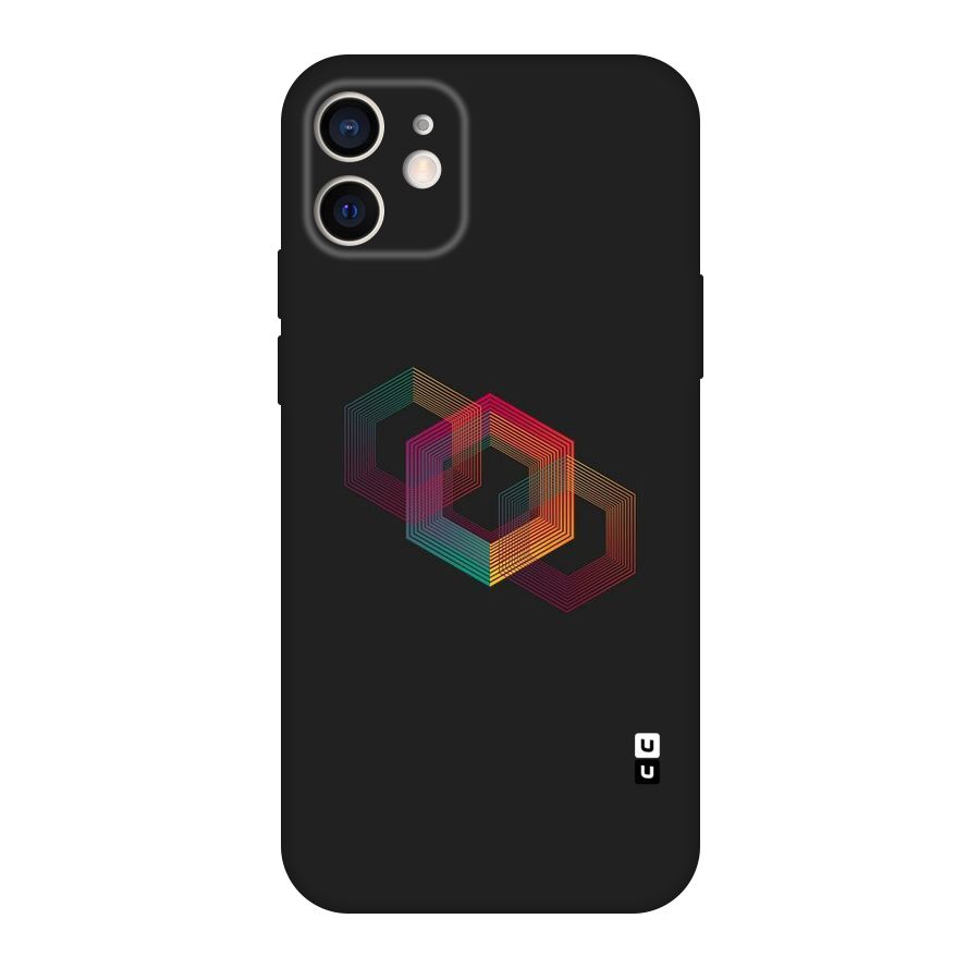 Tri-hexa Colours Original Polycarbonate Back Case for iPhone 12