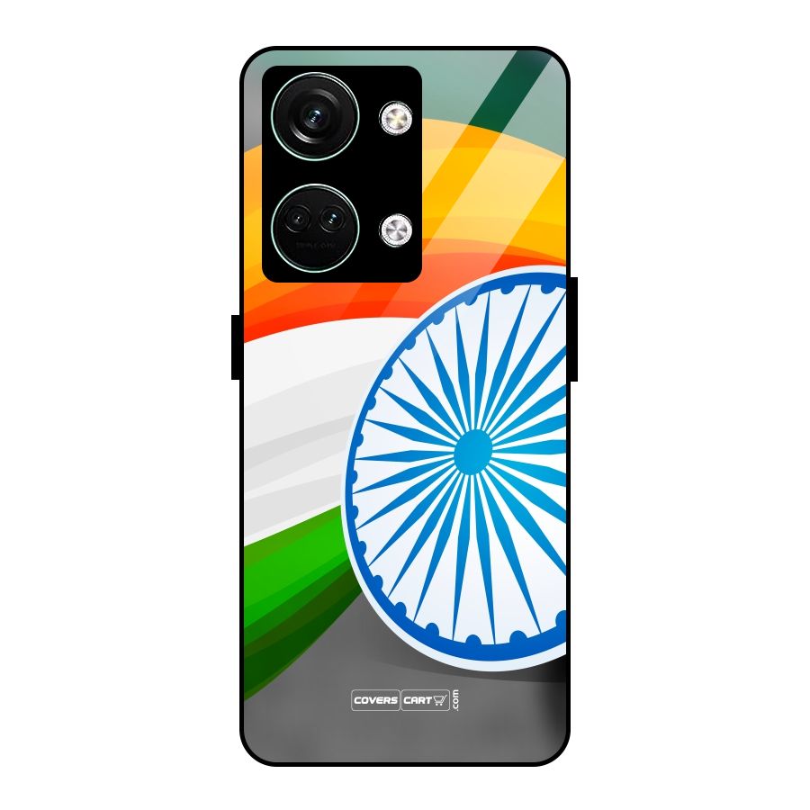 Tri Color Glass Back Case for Oneplus Nord 3