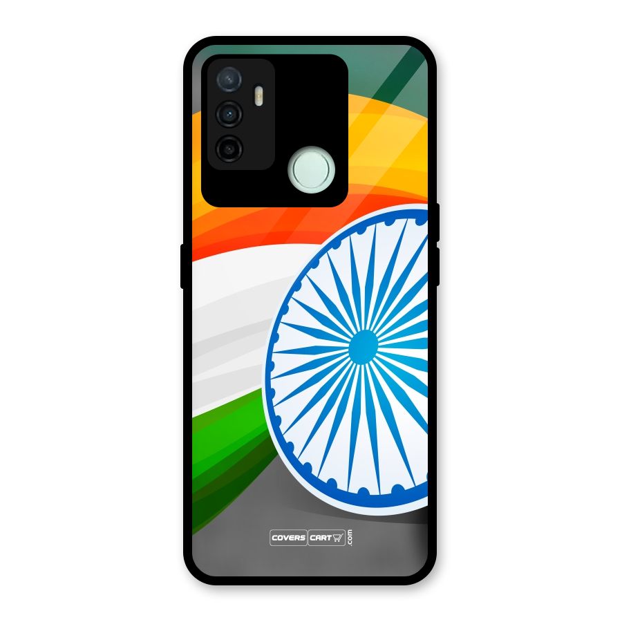 Tri Color Glass Back Case for Oppo A53