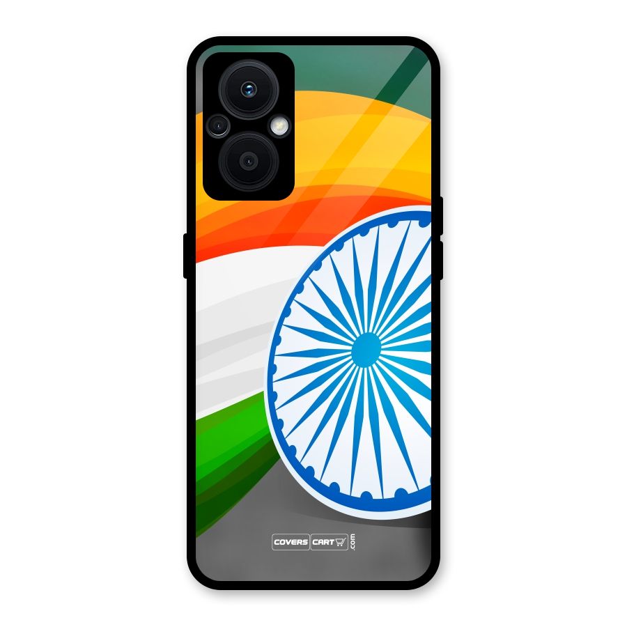 Tri Color Glass Back Case for Oppo F21s Pro 5G