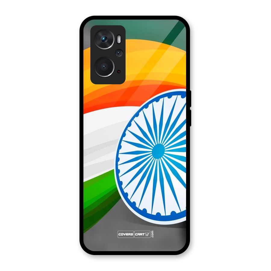 Tri Color Glass Back Case for Oppo K10 4G