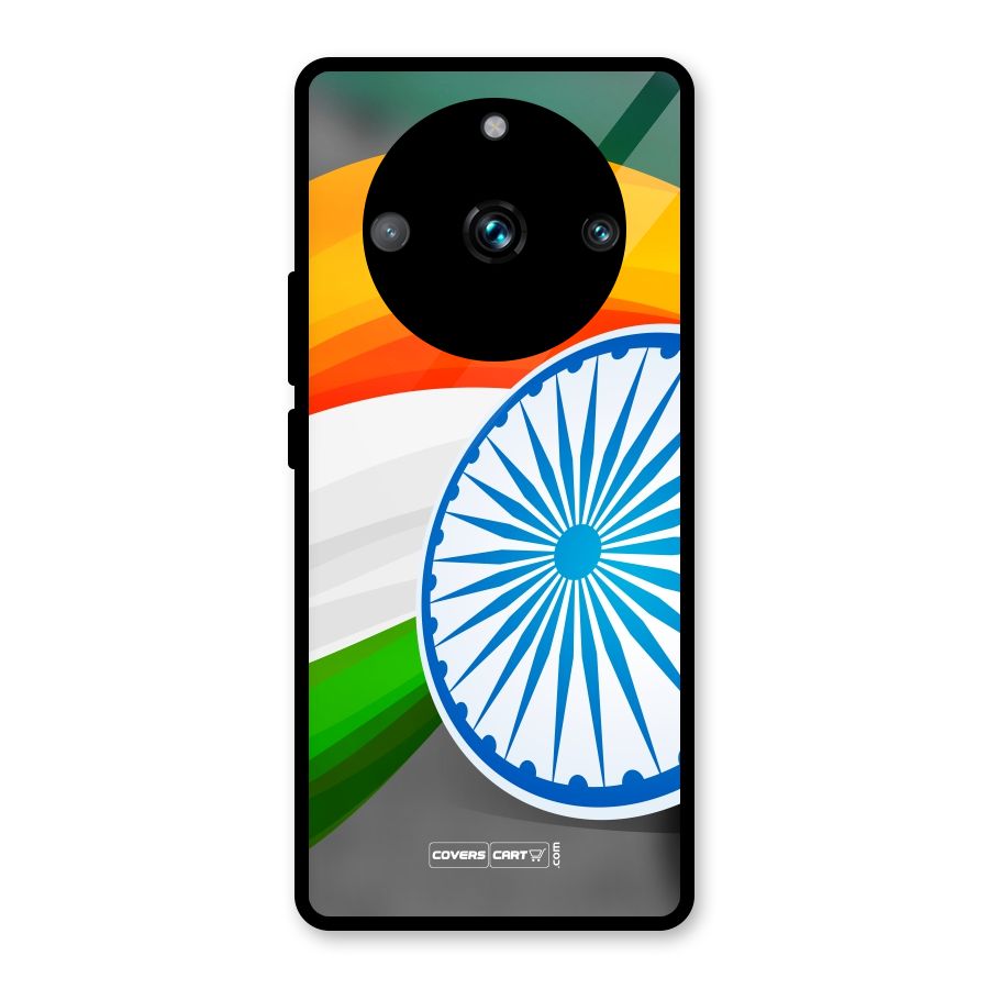 Tri Color Glass Back Case for Realme 11 Pro
