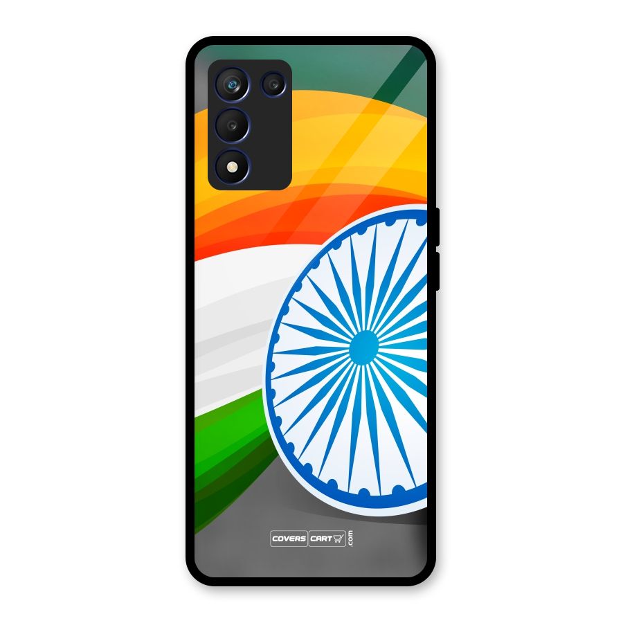 Tri Color Glass Back Case for Realme 9 5G Speed