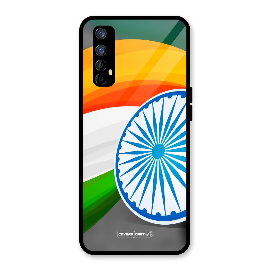 Tri Color Glass Back Case for Realme Narzo 20 Pro