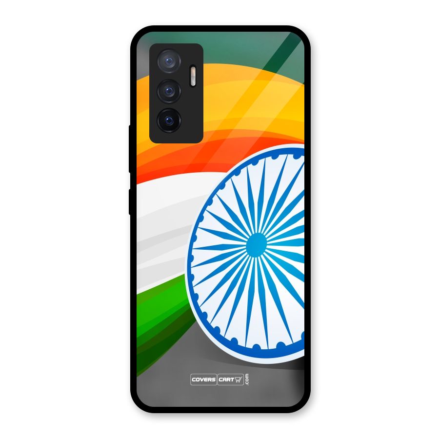 Tri Color Glass Back Case for Vivo V23e
