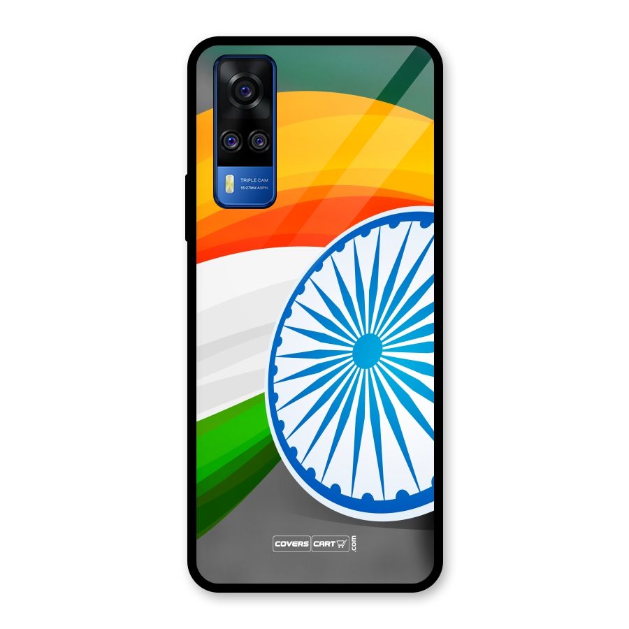 Tri Color Glass Back Case for Vivo Y31