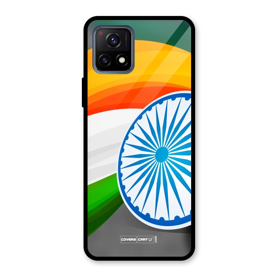 Tri Color Glass Back Case for Vivo Y72 5G