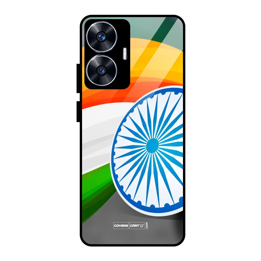 Tri Color Glass Back Case for realme C55