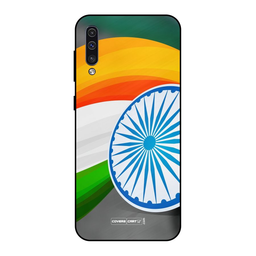 Tri Color Metal Back Case for Galaxy A30s