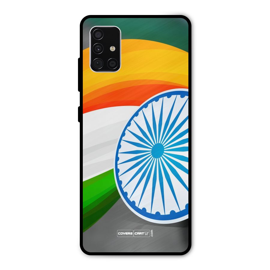 Tri Color Metal Back Case for Galaxy A51