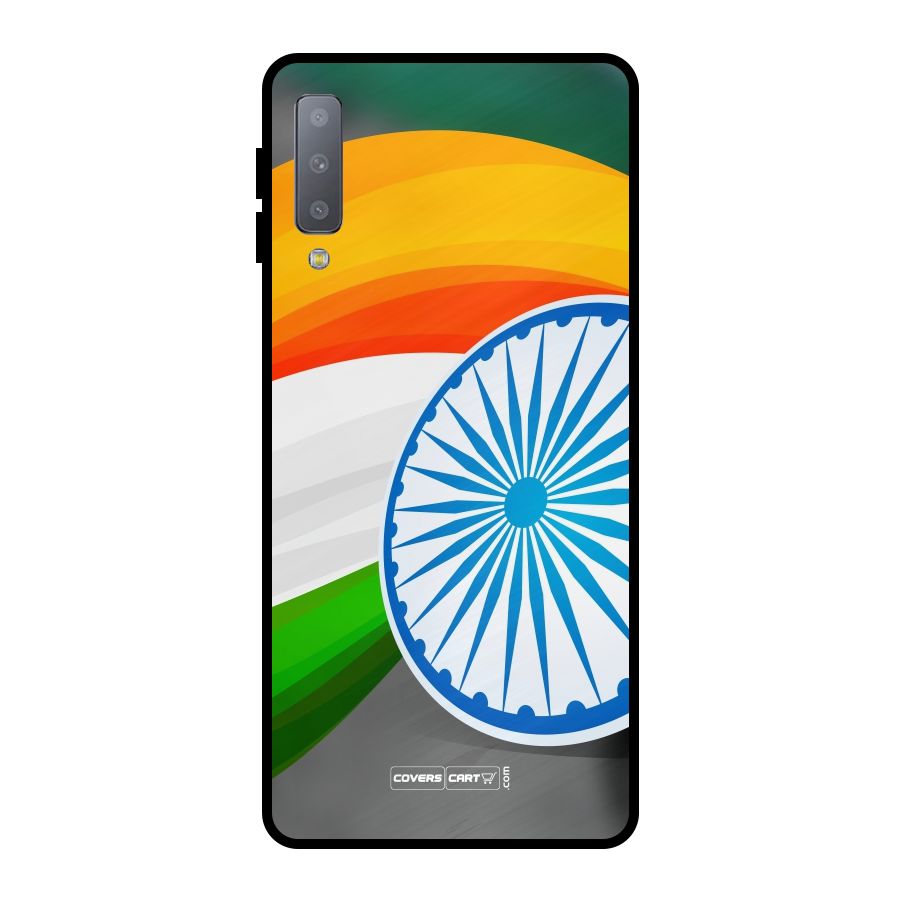 Tri Color Metal Back Case for Galaxy A7 (2018)