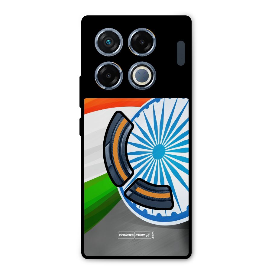 Tri Color Metal Back Case for Infinix GT 20 Pro