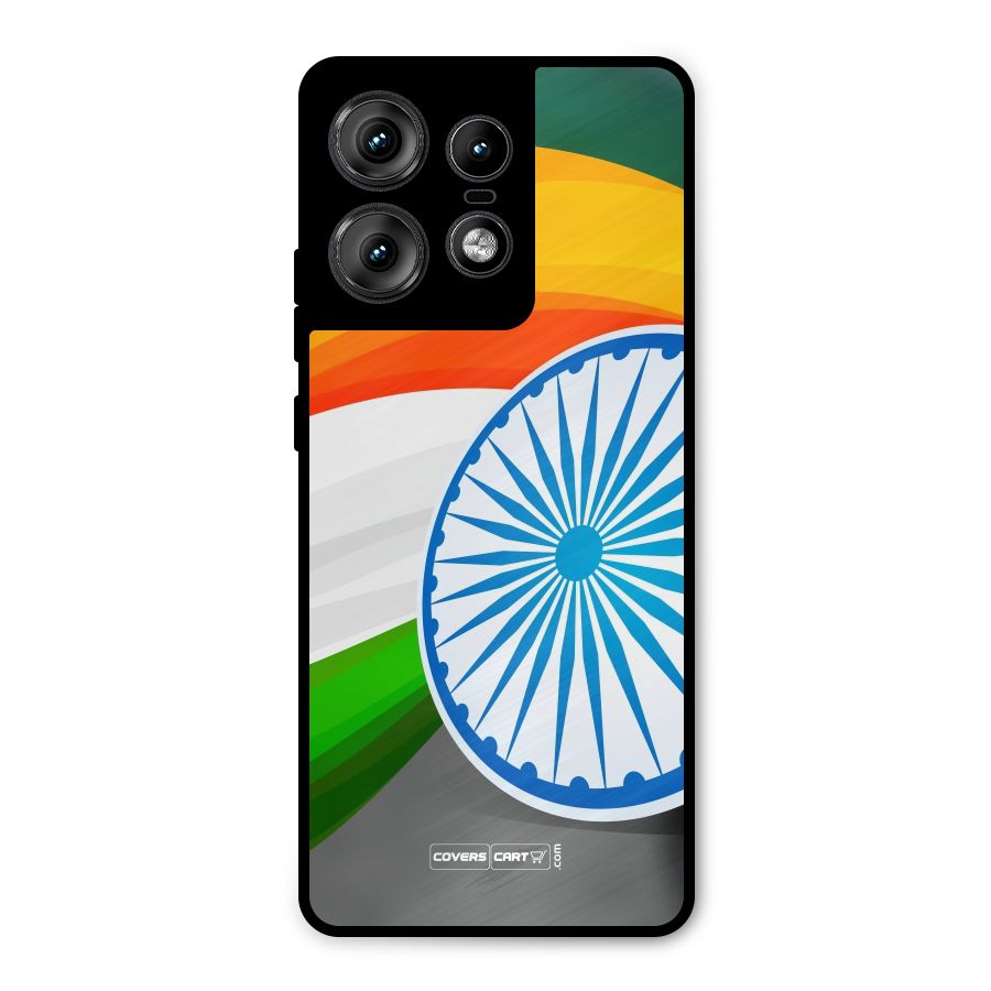 Tri Color Metal Back Case for Motorola Edge 50 Pro
