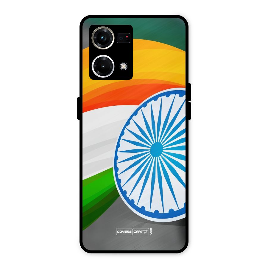 Tri Color Metal Back Case for Oppo F21s Pro 4G