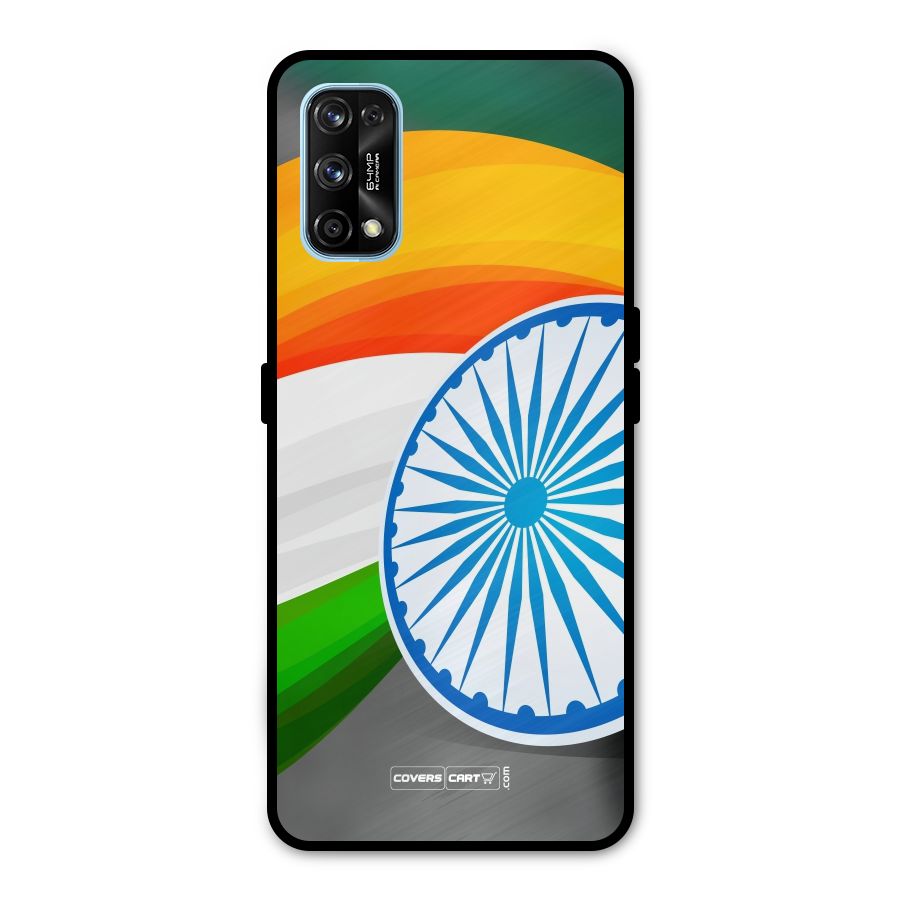 Tri Color Metal Back Case for Realme 7 Pro