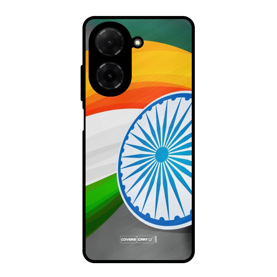 Tri Color Metal Back Case for Redmi A5 4G