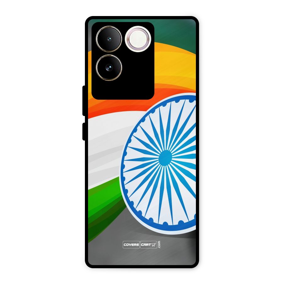 Tri Color Metal Back Case for Vivo T2 Pro