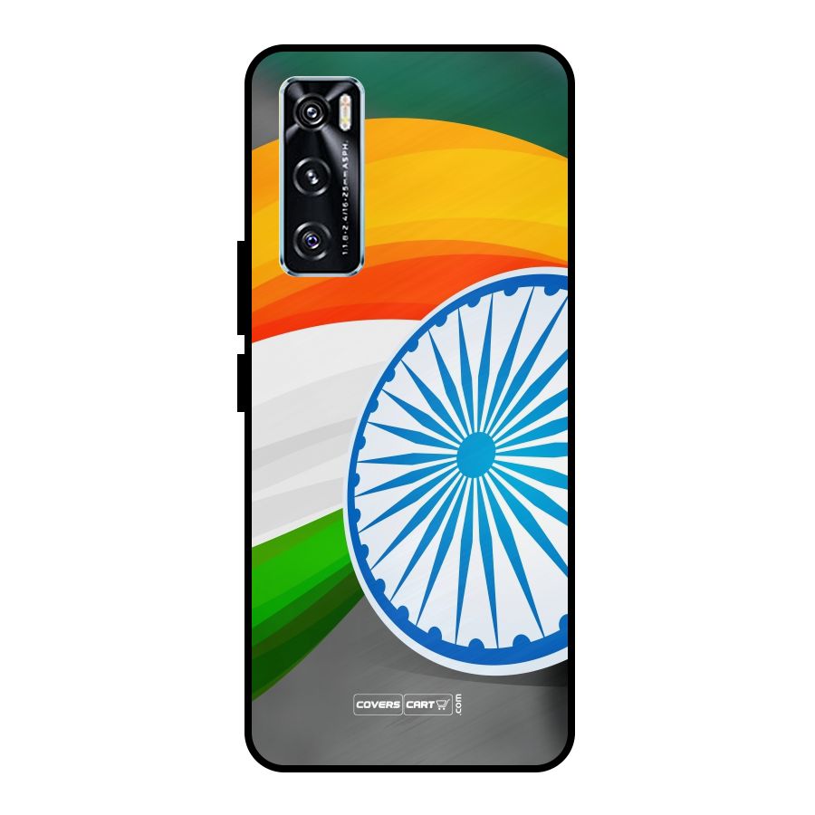 Tri Color Metal Back Case for Vivo V20 SE