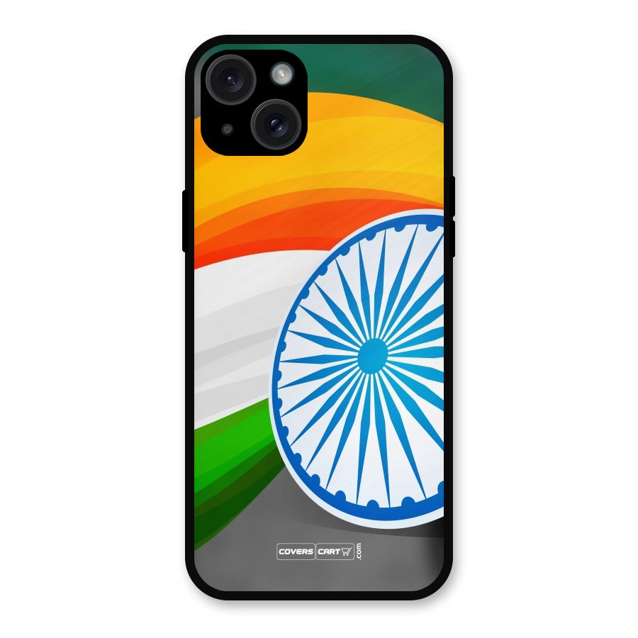 Tri Color Metal Back Case for iPhone 15 Plus