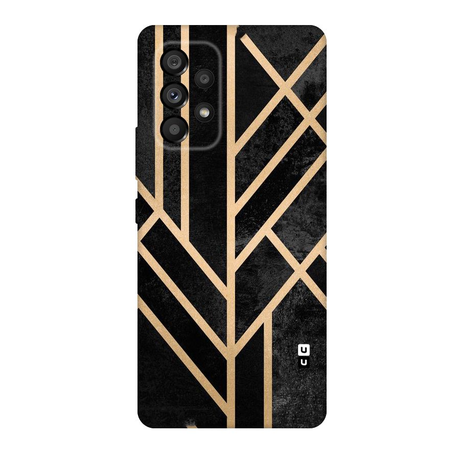 Tri Lines Gold Original Polycarbonate Back Case for Galaxy A53 5G