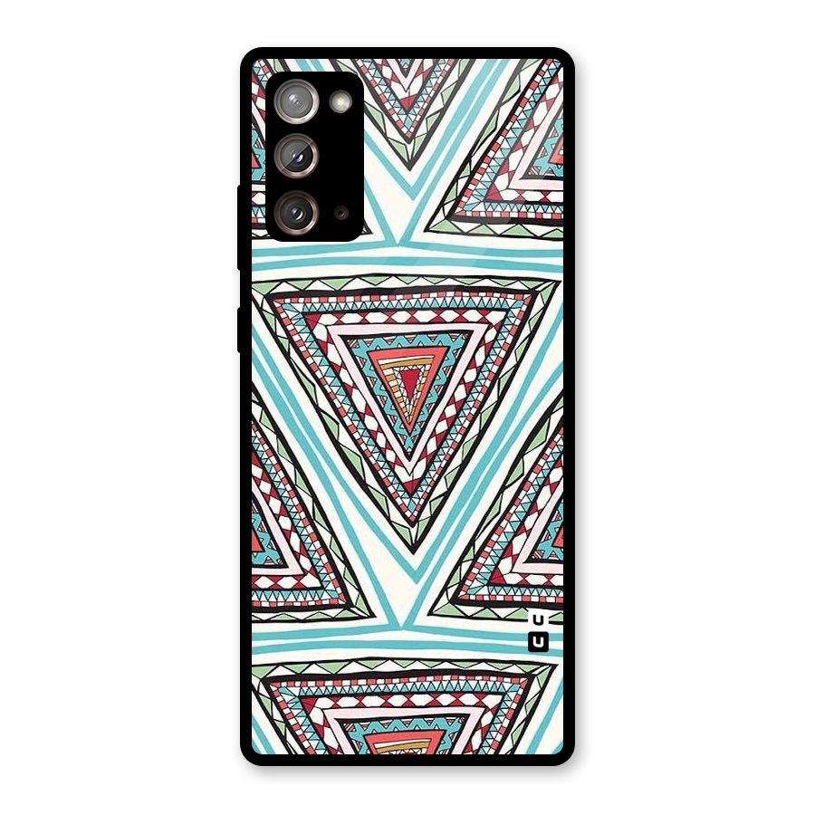 Triangle Abstract Mode Glass Back Case for Galaxy Note 20