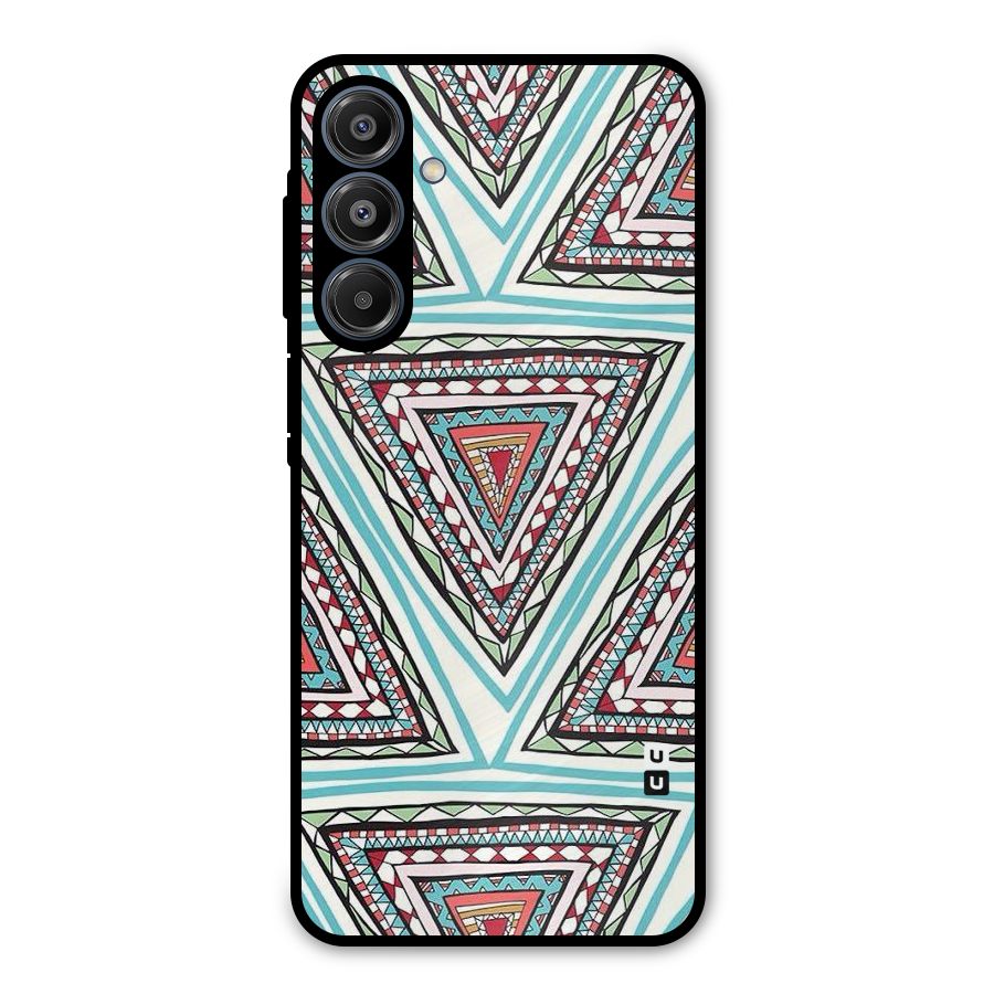 Triangle Abstract Mode Metal Back Case for Galaxy A16 5G
