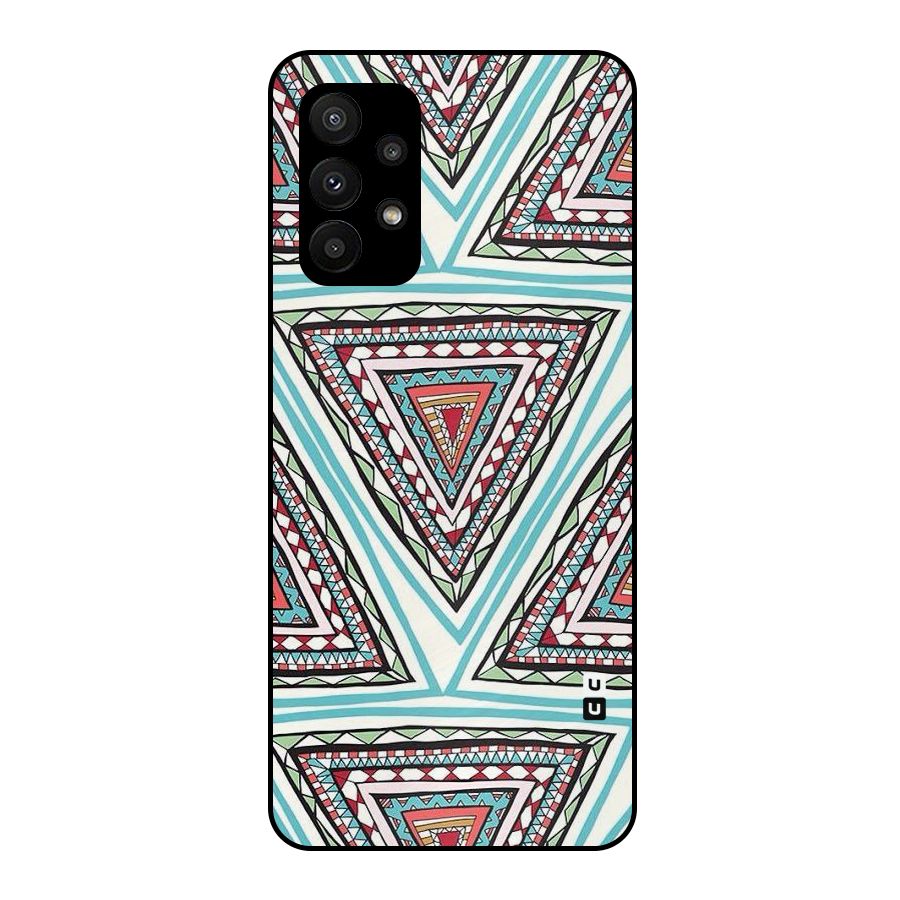 Triangle Abstract Mode Metal Back Case for Galaxy A23