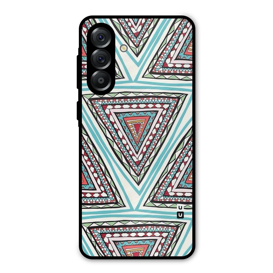 Triangle Abstract Mode Metal Back Case for Galaxy A36