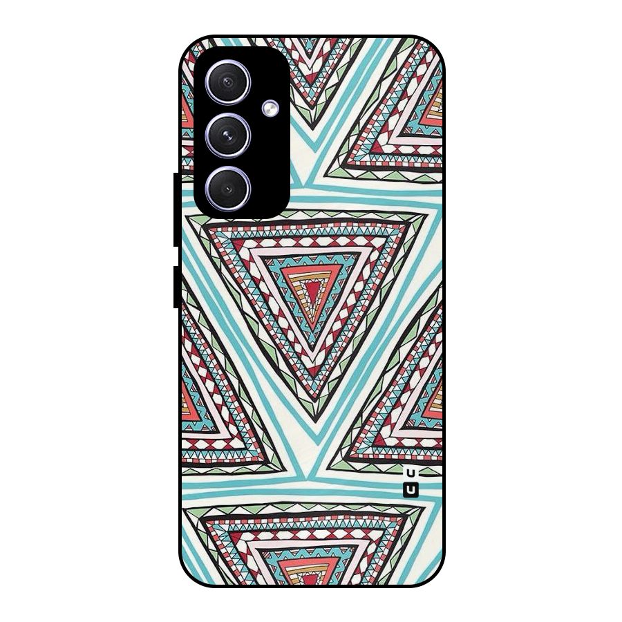 Triangle Abstract Mode Metal Back Case for Galaxy A54