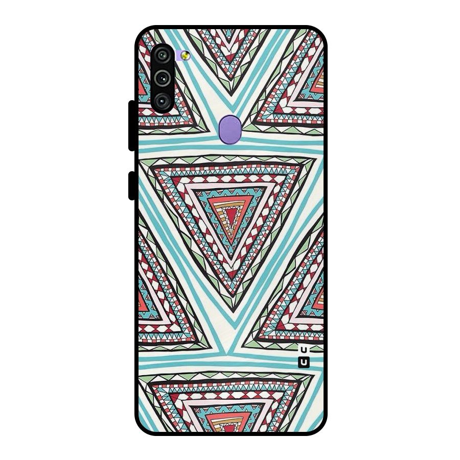 Triangle Abstract Mode Metal Back Case for Galaxy M11