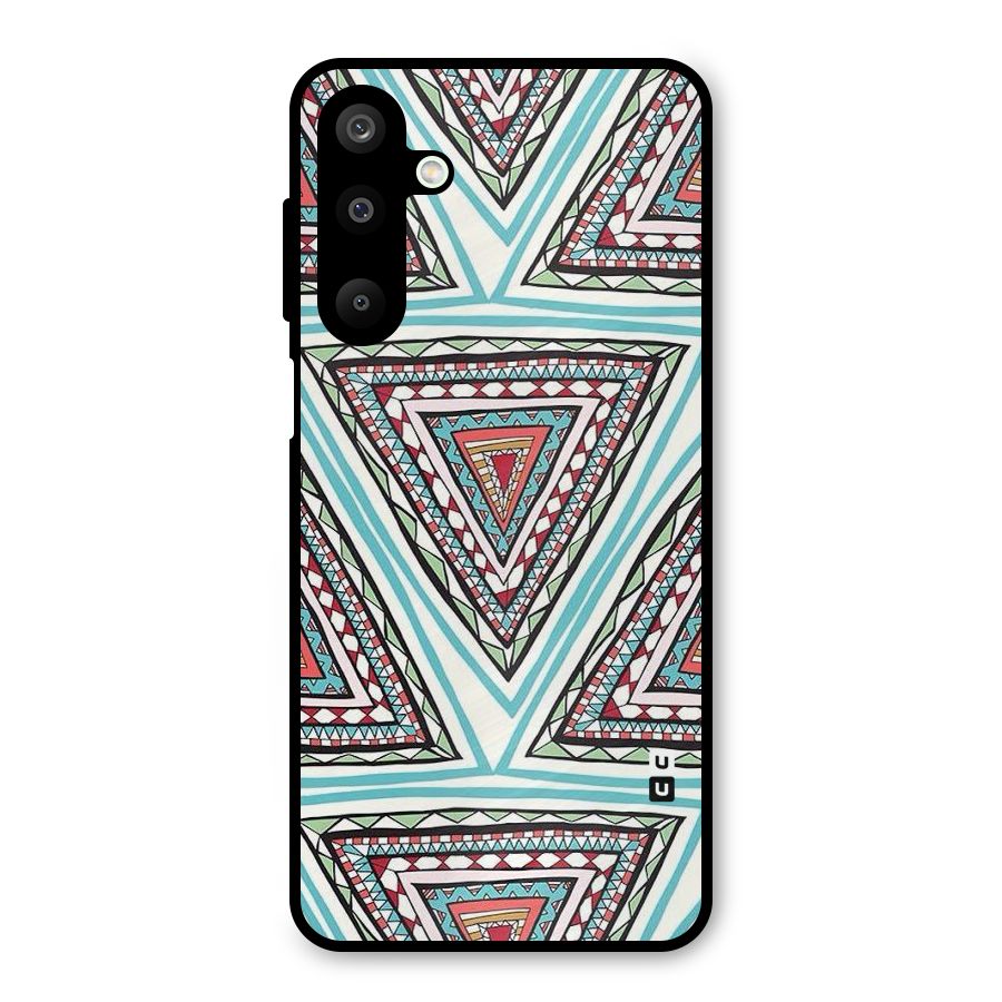 Triangle Abstract Mode Metal Back Case for Galaxy M16