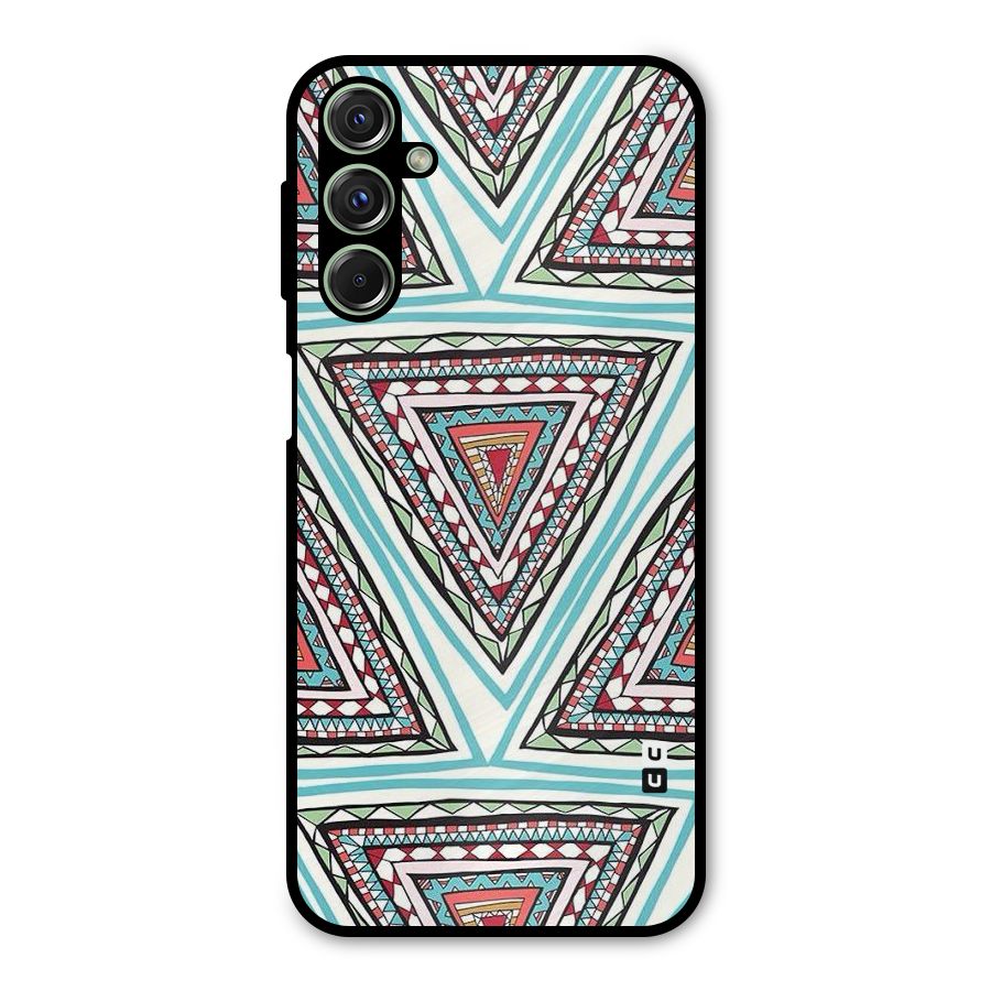 Triangle Abstract Mode Metal Back Case for Galaxy M34