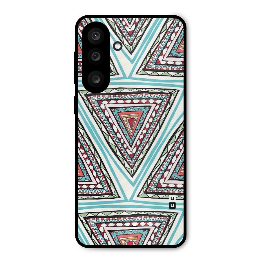 Triangle Abstract Mode Metal Back Case for Galaxy M56