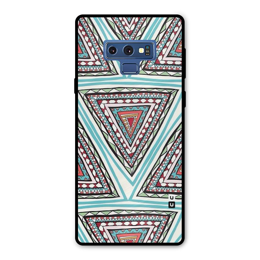 Triangle Abstract Mode Metal Back Case for Galaxy Note 9