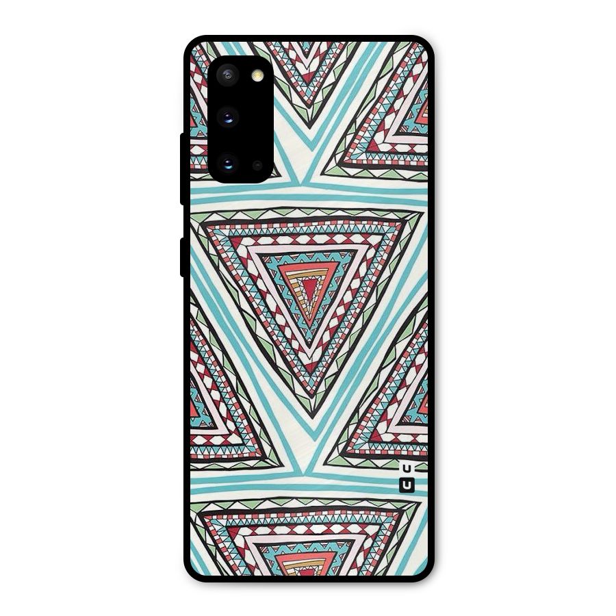 Triangle Abstract Mode Metal Back Case for Galaxy S20