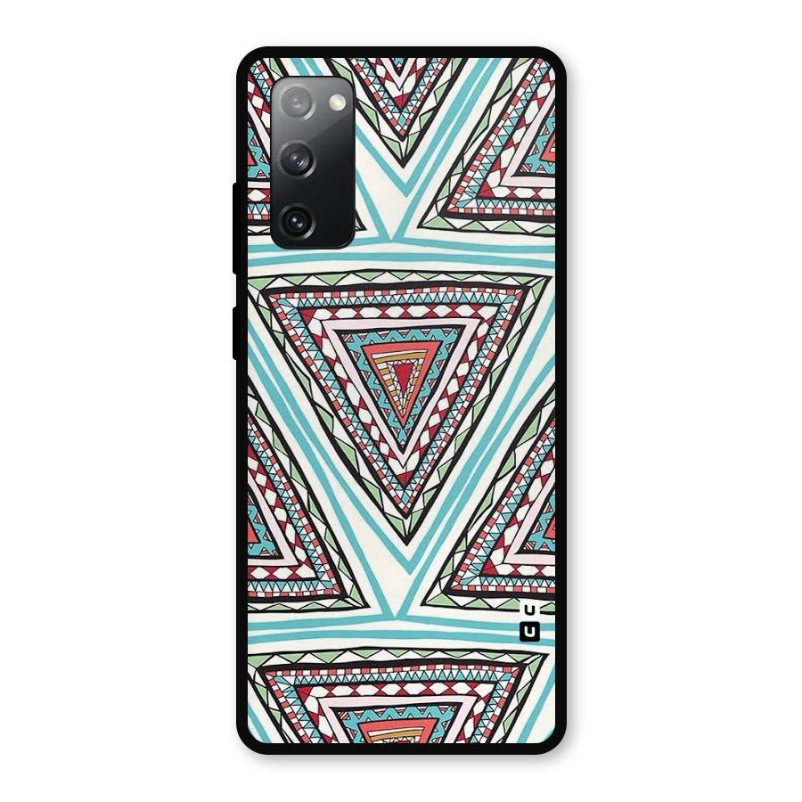 Triangle Abstract Mode Metal Back Case for Galaxy S20 FE 5G