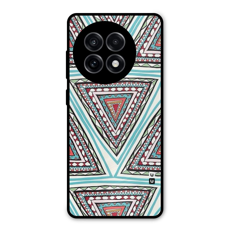 Triangle Abstract Mode Metal Back Case for OnePlus 13R