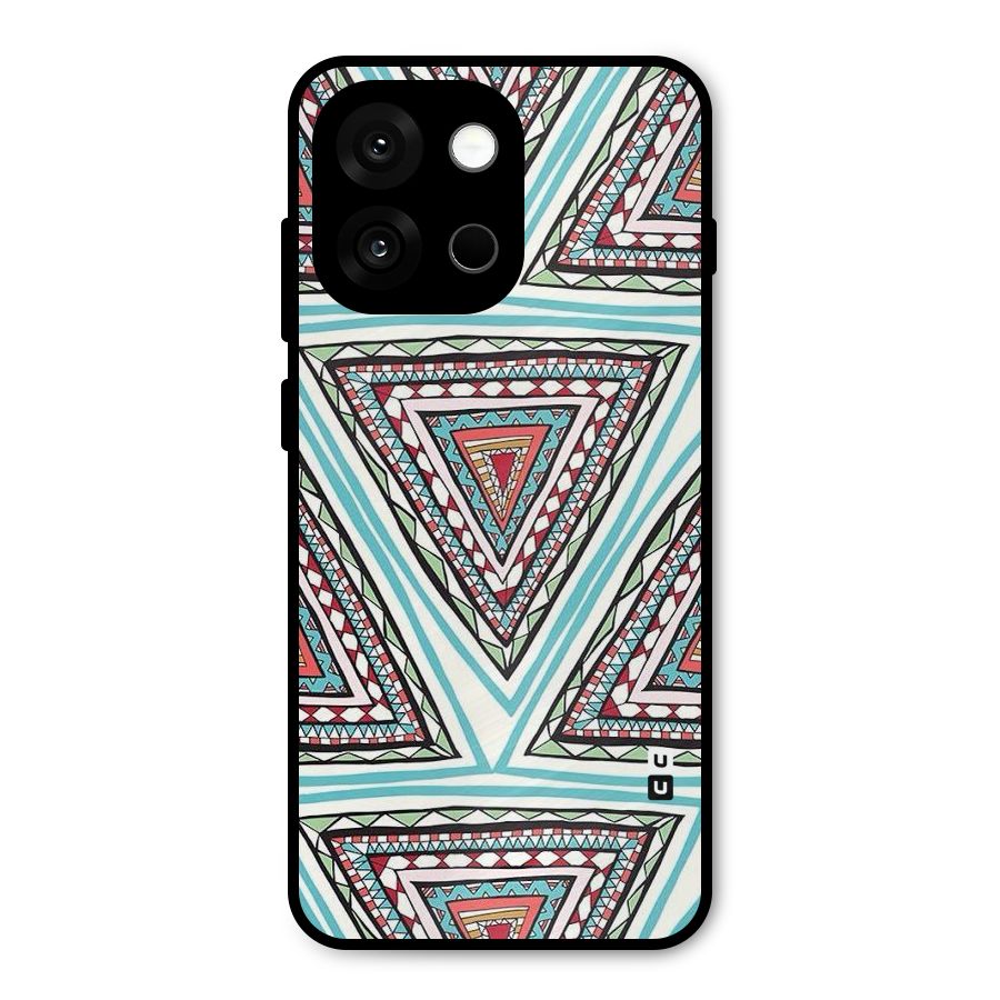 Triangle Abstract Mode Metal Back Case for OnePlus 13s