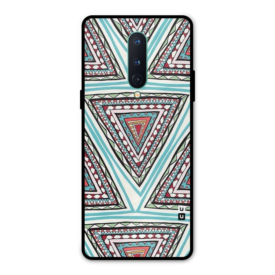 Triangle Abstract Mode Metal Back Case for OnePlus 8