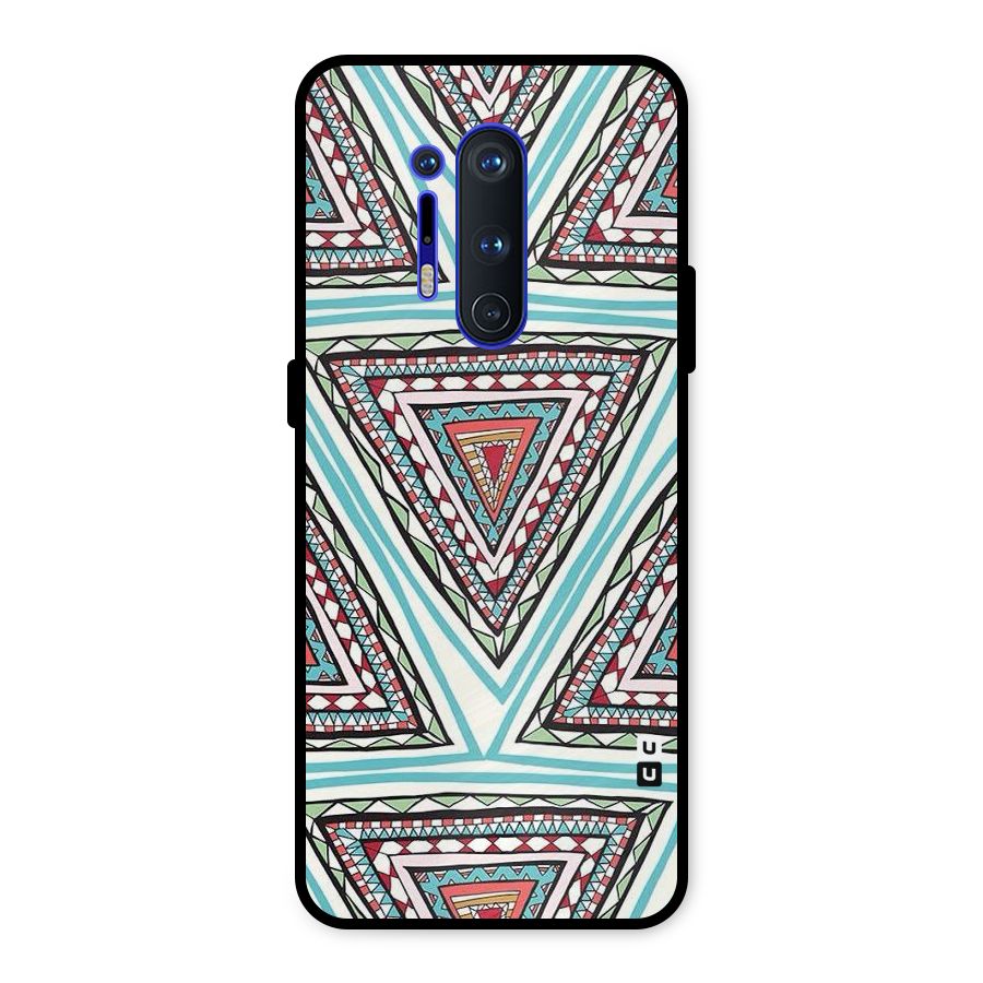 Triangle Abstract Mode Metal Back Case for OnePlus 8 Pro