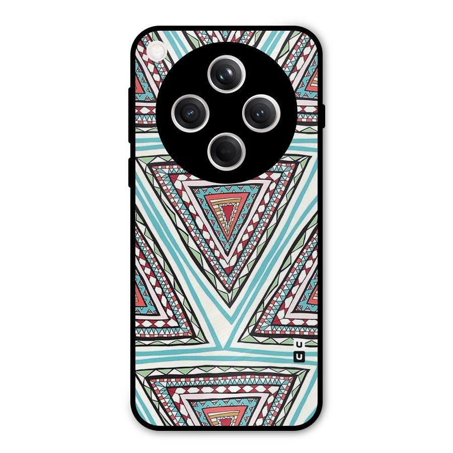 Triangle Abstract Mode Metal Back Case for Oppo Find X8