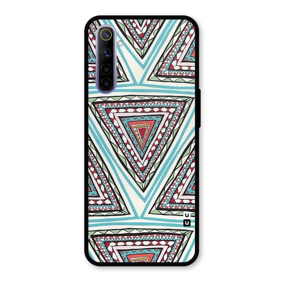 Triangle Abstract Mode Metal Back Case for Realme 6